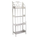 Scaffale in metallo Aprilia bianco 4 ripiani