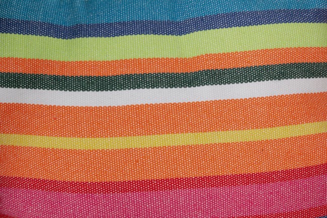 Amaca pensile Livia verde e rossa