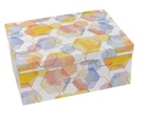Rectangular white cardboard box 1-10 hexagons cm37,5x29h16