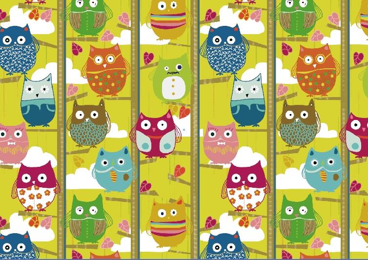 Scatola cartone 1-5 gufi cmø40,5x17,8