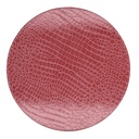 Round red eco-leather box 1-3 cm ø42h24