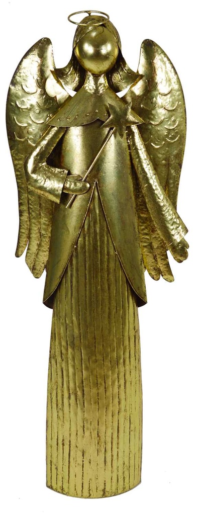 Angelo grande oro con stella nai-2228 cm. 55 x 21 h 147