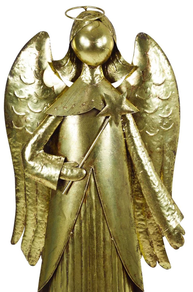 Angelo grande oro con stella nai-2228 cm. 55 x 21 h 147