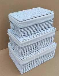 Scatola paper hilary 1-3 bianco cm38x27h17