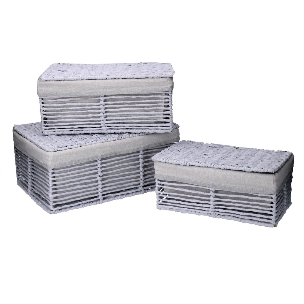 Paper Hilary 1-3 light gray box cm38x27h17