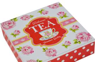 Scatola portathe delicious ld-7037 cm. 24 x 24 h 7