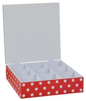 Scatola portathe delicious ld-7037 cm. 24 x 24 h 7