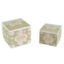 Wooden tea box for 1-2 delice cremaquadra cm15x13x15