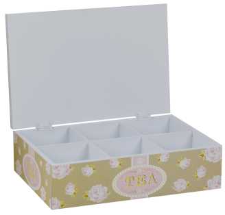 Scatola portathe rett. home ld-7038 cm.24 x 16 h 7