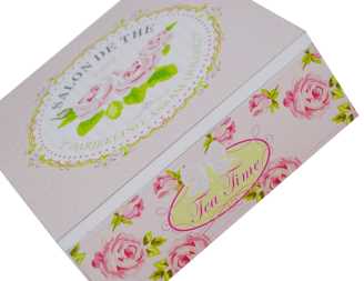 Scatola portathe salon de the ld-7045 cm. 18 x 18 h 7