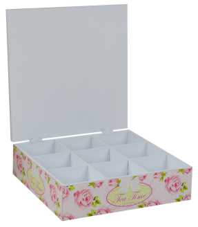 Scatola portathe salon de the ld-7046 cm. 24 x 24 h 7