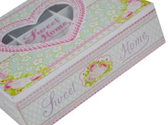 Scatola portathe sweet home ld-7035 cm.24 x 24 h 7