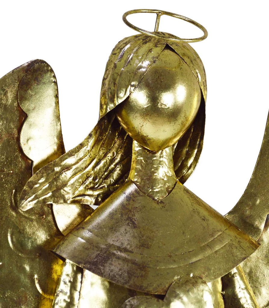 Angelo maxi oro con cuore nai-2229 cm. 68 x 27 h 188