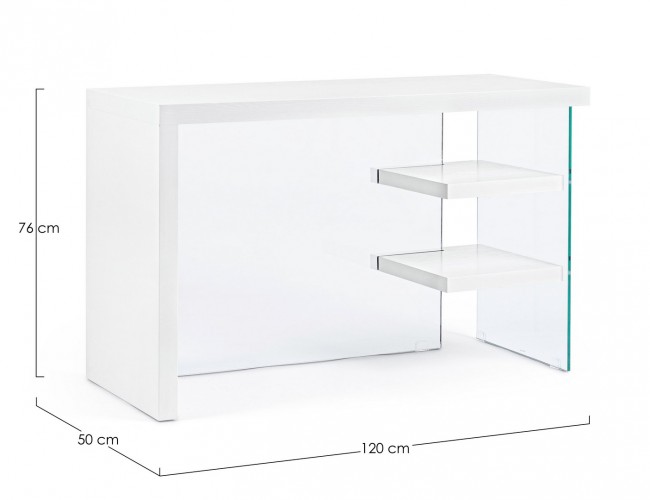Scrivania 2M Line Wood Bianco 120X50