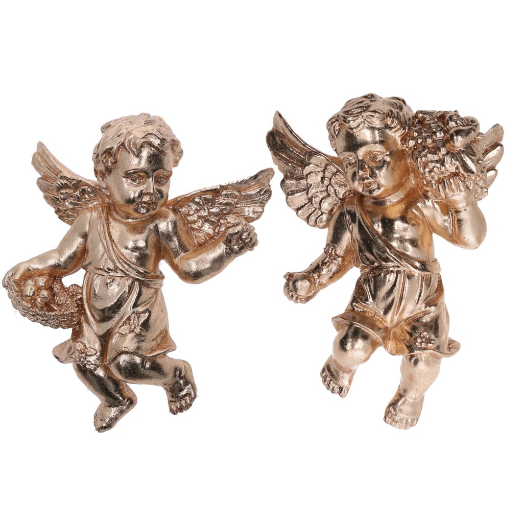 Angelo resina a muro oro cm21x16x7