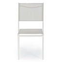 Sedia Hilde bianco Cloud da esterno cm 46 x 57 x 88 h