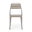 Sedia Lennie tortora da esterno