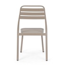 Sedia Lennie tortora da esterno