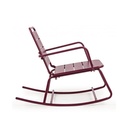 Sedia a dondolo bordeaux bizzotto lillian