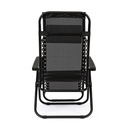 Sedia a sdraio Martin nero da esterno