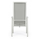 Sedia c-br reclinabile da giardino Steven Lunar 59x72x112h cm