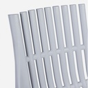 Sedia da esterno Cassandra grigio chiaro