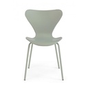 Sedia da pranzo in polipropilene Verde TESSA 50x49,5x h82 cm