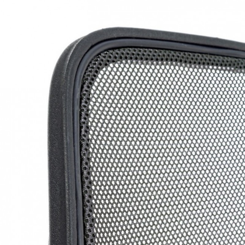 Sedia da ufficio grigia con ruote altezza regolabile