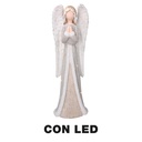 Angelo resina led oro cm22x16h66