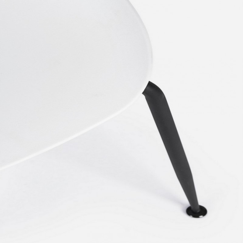 Sedia moderna Antigone bianco gesso