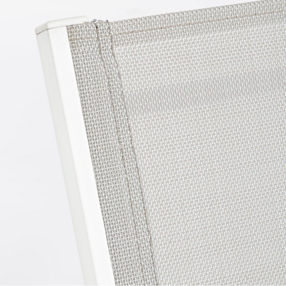 Sedia pieghevole Hilde bianca  da esterno