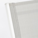 Sedia pieghevole Hilde bianca  da esterno