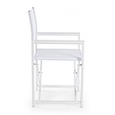 Sedia regista bianco taylor Bizzotto giardino casa pieghevole