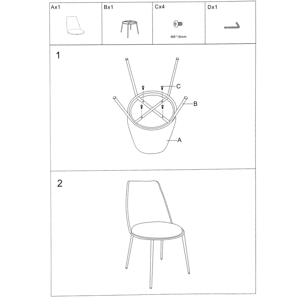 Sedia salotto design  velluto e metallo oro rotterdam nero