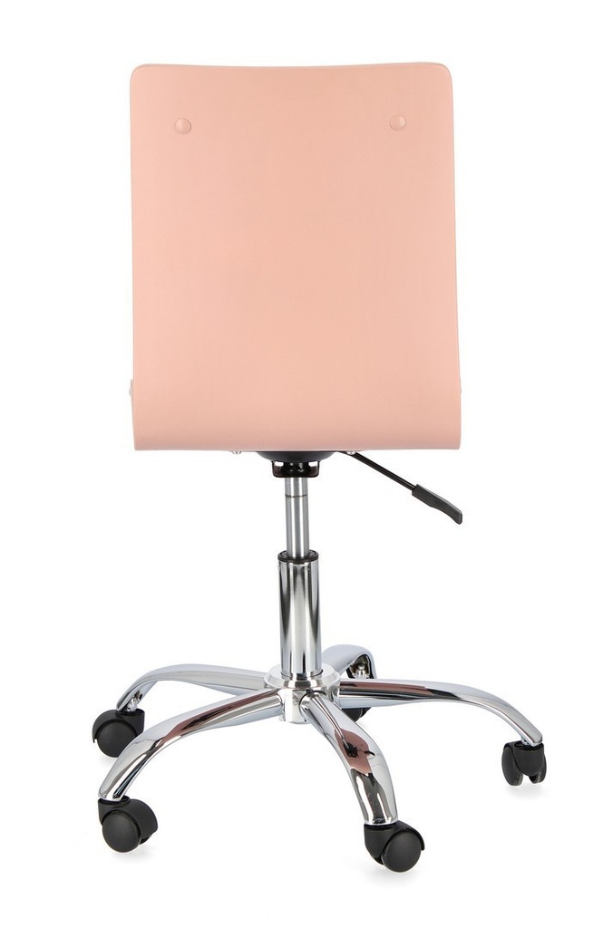 Sedia ufficio acciaio similpelle Young Hearts cm 42,5 x 40 x 87