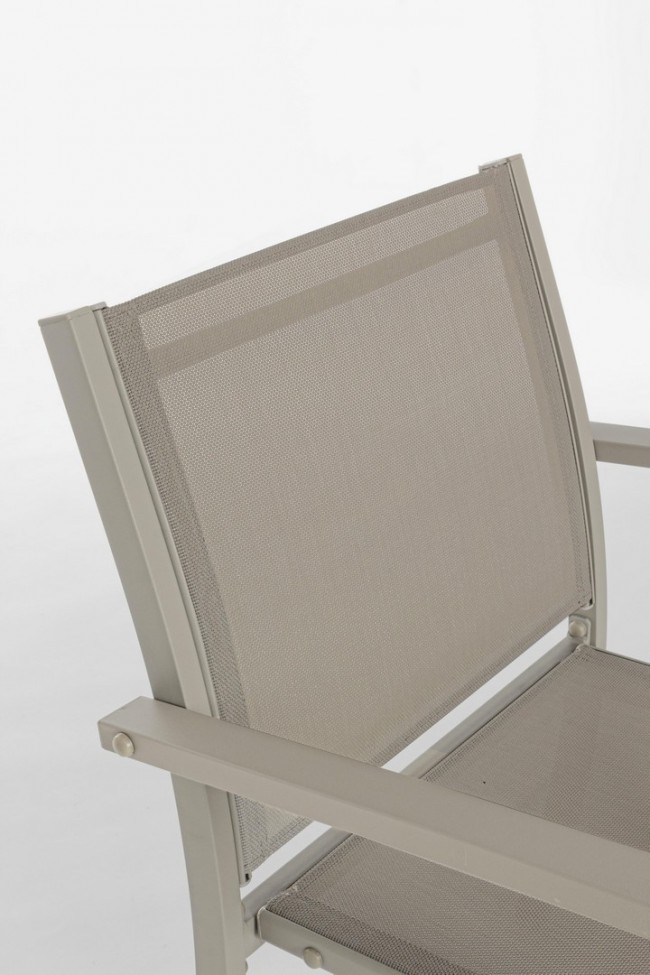 Set 4 salotto tortora in metallo