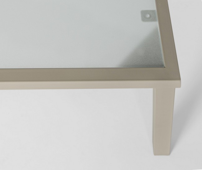 Set 4 salotto tortora in metallo