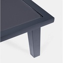 Set 3 pezzi da giardino salotto in metallo Auri antracite