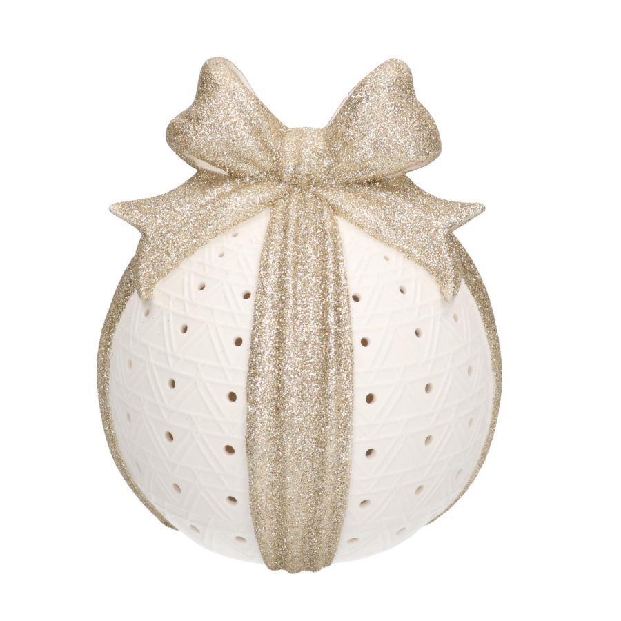 Angelo tessuto oro seduto cm24x13h70