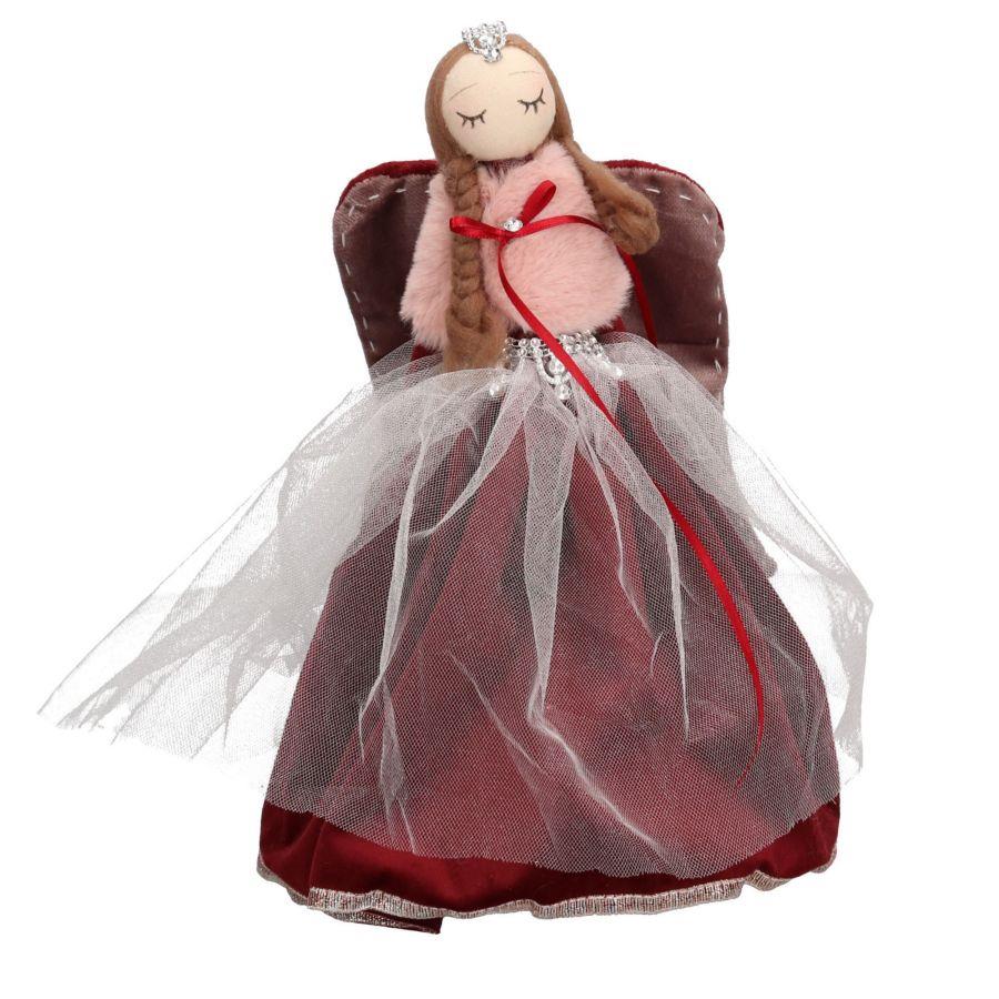 Angelo tessuto rosa amaranto cm 15x10h29