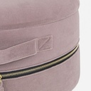 Set due pouf rosa con apertura