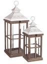 Set2 Lanterna Merletto Bianco-Nat.