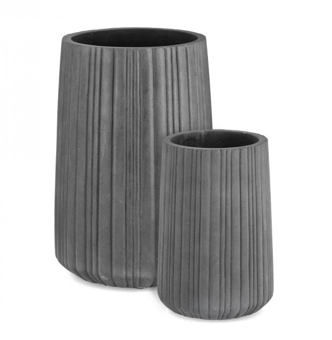 Set2 P.Vaso Halong Cil Grigio