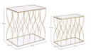 Set2 Tavolino Elenor Rett J19