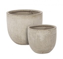 Set2 Vaso Cement To Basso Sabbia