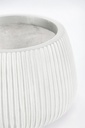 Set3 P.Vaso Ribbed Bomb Bianco Alto