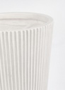 Set4 P.Vaso Ribbed Svas Bianco