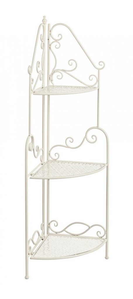 Angoliera classica 3 ripiani Giselle crema