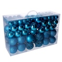 Plastic sphere 100 pieces blue cmø4,6,8