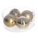 Glass sphere cmø10 pack of 4pcs gold